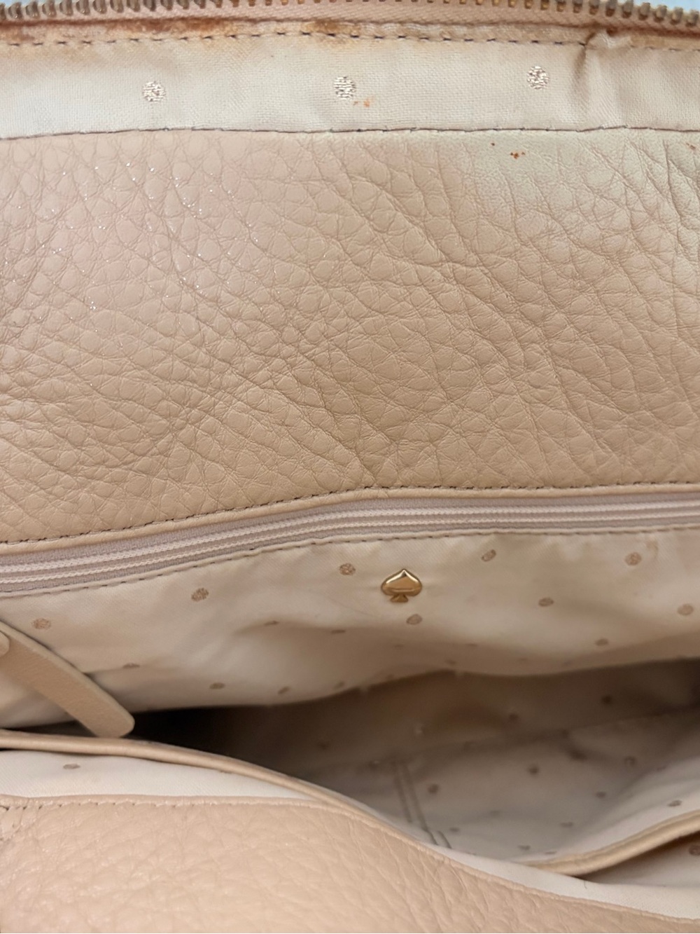 kate spade Quilted Leather Shoulder Bag - Nude- Used - Picture 7 of 10